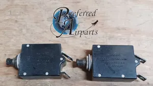 Lot of 2 Used Wood Electric Cessna Aircraft Circuit Breakers, p/n S1232-7